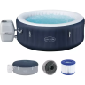СПА-бассейн BESTWAY MIAMI ENERGYSENSE AIRJET 4 DARK BLUE 180х66 см 6001C BW